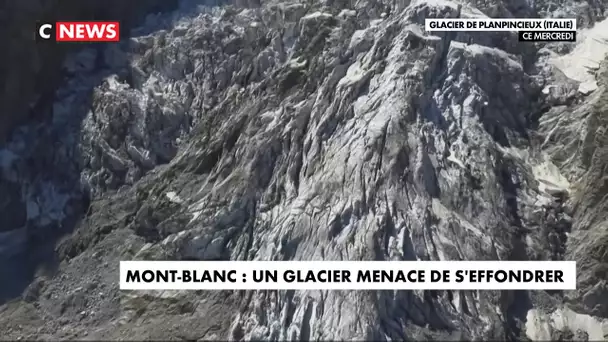 Italie : un glacier du Mont-Blanc sur le point de s'effondrer
