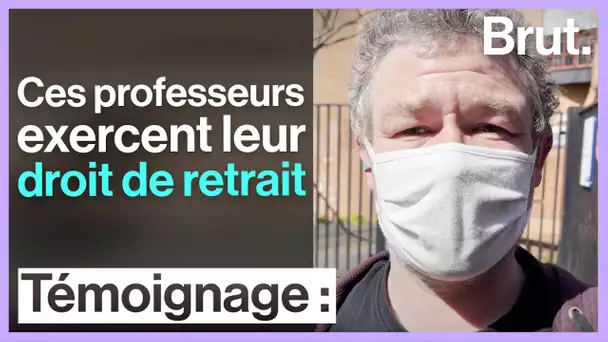 Témoignage : ces professeurs exercent leur droit de retrait