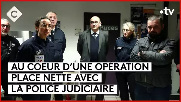 Contrefaçon : opération place nette à Saint-Ouen - La Story - C à Vous - 03/04/2024
