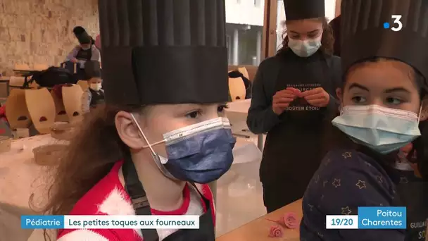 Un chef étoilé aux fourneaux avec les enfants de l'hôpital d'Angoulême