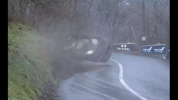 Rallye Monte-Carlo : la spectaculaire sortie de route du Finlandais Suninen