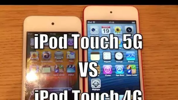 Comparatif iPod Touch 5G VS iPod Touch 4G (design et rapidité)