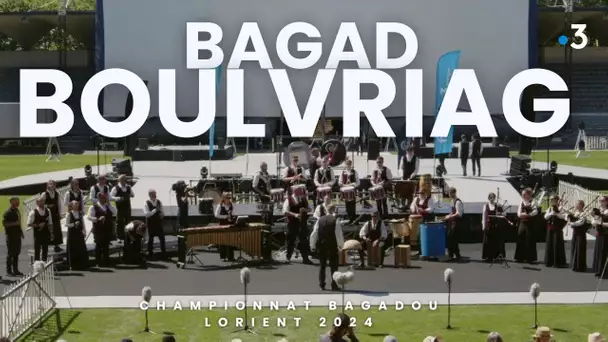 Le Bagad Boulvriag (Bourbriac) au championnat 2024 des bagadoù de Lorient