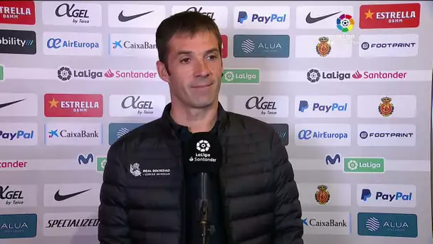 Calentamiento RCD Mallorca vs Real Sociedad