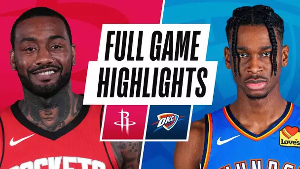 ROCKETS at THUNDER | FULL GAME HIGHLIGHTS | February 1, 2021