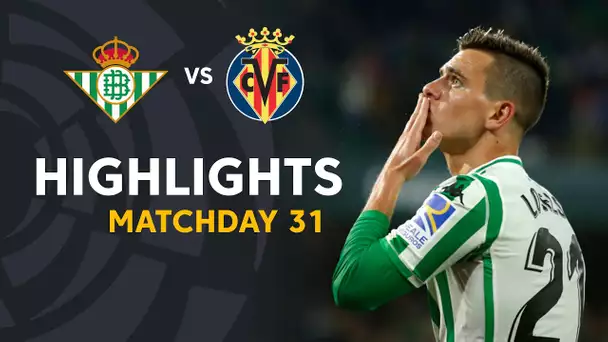 Highlights Real Betis vs Villarreal CF (2-1)