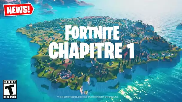 LA MAP DU CHAPITRE 1 EST DE RETOUR SUR FORTNITE !