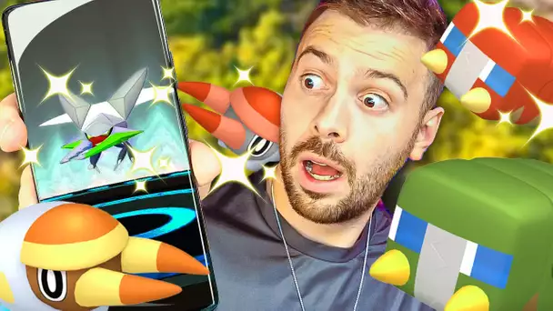 LARVIBULE SHINY... LUCANON SHINY !! | POKEMON GO COMMUNITY DAY