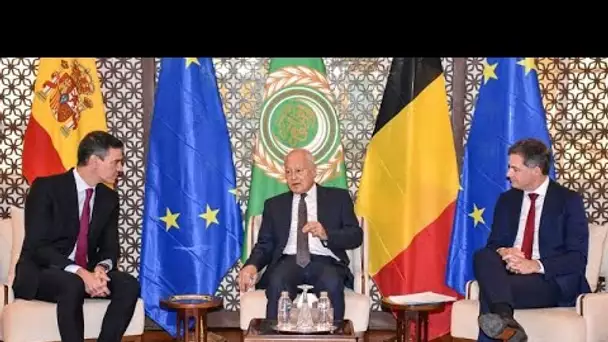 Les Premiers ministres belge et espagnol, en visite au terminal de Rafah, critiquent Israël