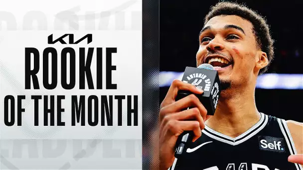 Victor Wembanyama's March Highlights | Kia NBA Western Conference Rookie of the Month #KiaROTM
