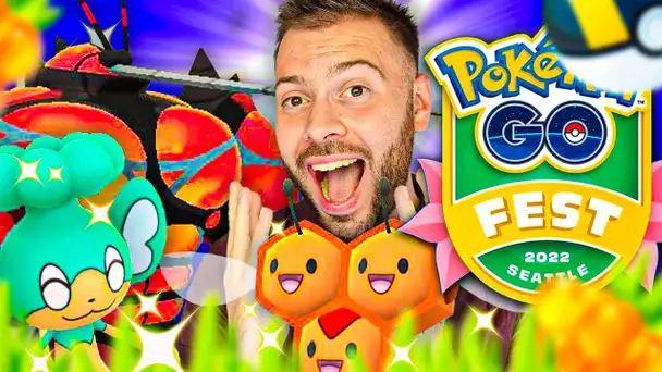 MOUSCOTO & +50 SHINY✨ (Flotajou, Apitrini...) AU POKEMON GO FEST 2022 DE SEATTLE !