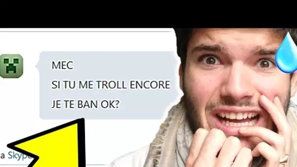 JE TROLL UN ADMIN IL MENACE DE ME BAN ! PRANK MINECRAFT