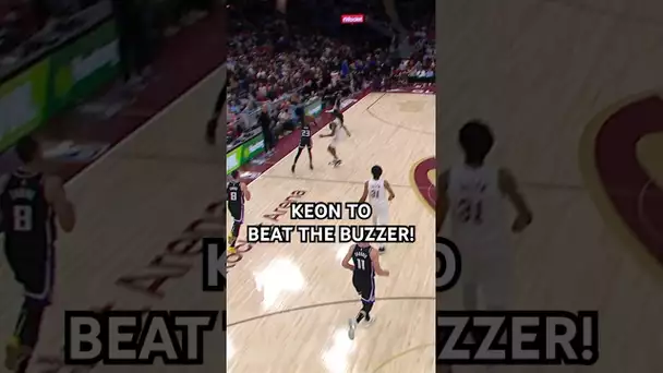 Keon Ellis from half court!