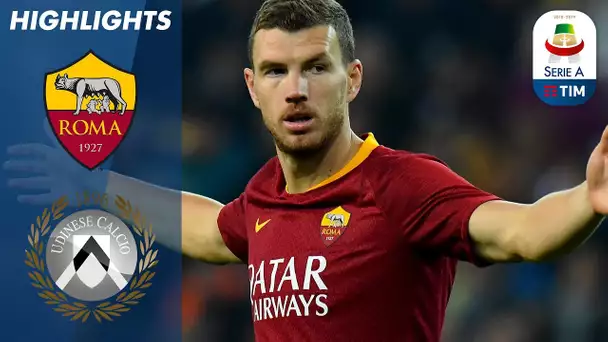 Roma 1-0 Udinese | Džeko goal puts temporarily the Giallorossi in fourth place | Serie A