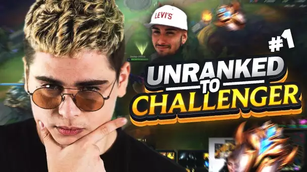 UNRANKED TO CHALLENGER, LES PREMIÈRES GAMES DE PLACEMENT AVEC ALDE #1