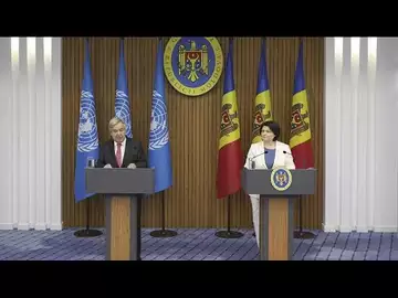 Le patron de l'ONU Antonio Guterres apporte son soutien à la Moldavie
