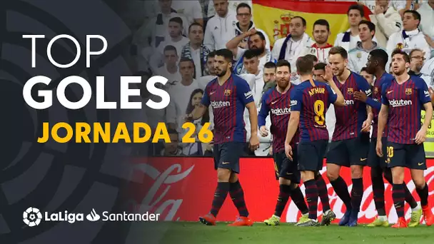 Todos los goles de la Jornada 26 de LaLiga Santander 2018/2019