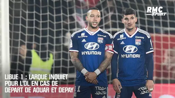Ligue 1 : Larqué inquiet pour l'OL en cas de départ de Aouar et Depay