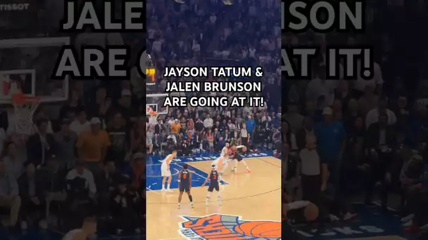 Tatum and Brunson are trading buckets in Game 4!