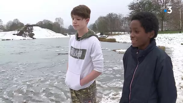 Deux enfants de 13 ans médaillés à Belfort pour avoir sauvé un père et son fils de la noyade