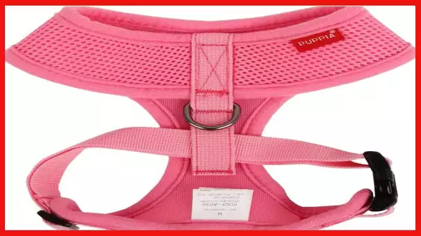 Puppia Soft Dog Harness No Choke Over-The-Head Triple Layered Breathable Mesh Adjustable Chest Belt