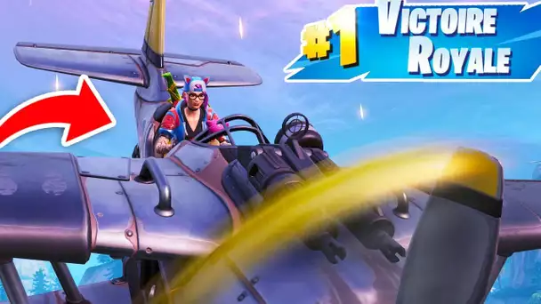 MASSACRE & TOP 1 EN AVION SUR FORTNITE !