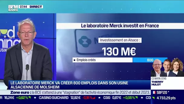 Thierry (Merck France) : Merck investit 130 millions d'euros en Alsace et va y créer 800 emplois