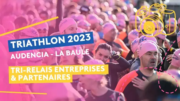 Triathlon Audencia-La Baule 2023 : [Diaporama] Tri-relais entreprises et partenaires
