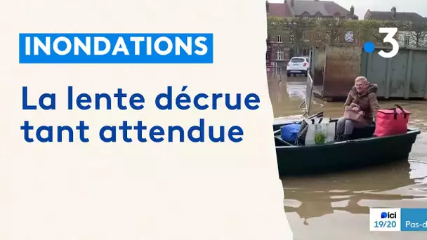 Inondations dans le Nord-Pas-de-Calais : une lente décrue attendue