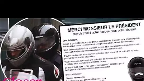 Après  le CloserGate, le casque de moto de Hollande en rupture de stock !