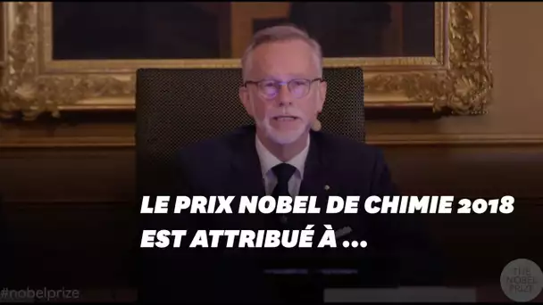 Le prix Nobel de chimie 2018 décerné à Frances Arnold, George Smith et Gregory Winter