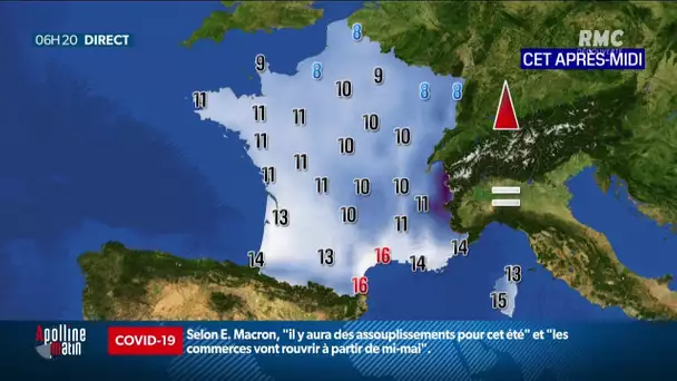 Pic de froid, la météo de ce mercredi 07 avril 2021