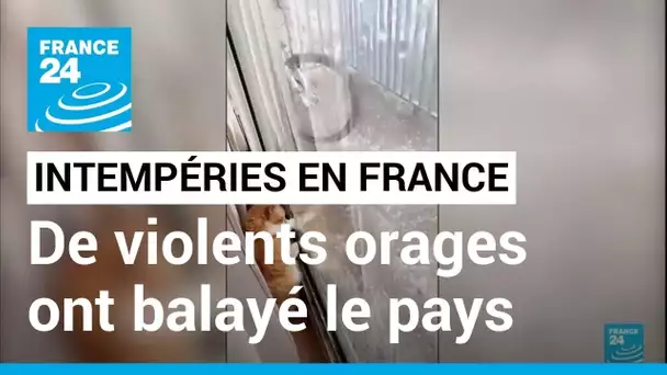 France : des images impressionnantes témoignent de la violence des intempéries • FRANCE 24