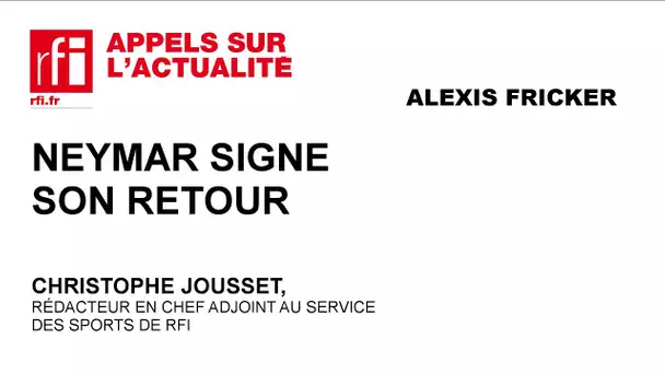 Neymar signe son retour