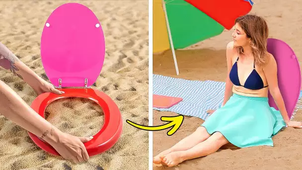 ASTUCES COOL POUR L'ÉTÉ ET LA PLAGE AFIN DE PROFITER DE TES VACANCES