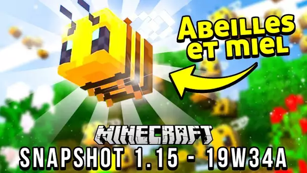 MINECRAFT SNAPSHOT 19w34a : ABEILLES & MIEL !