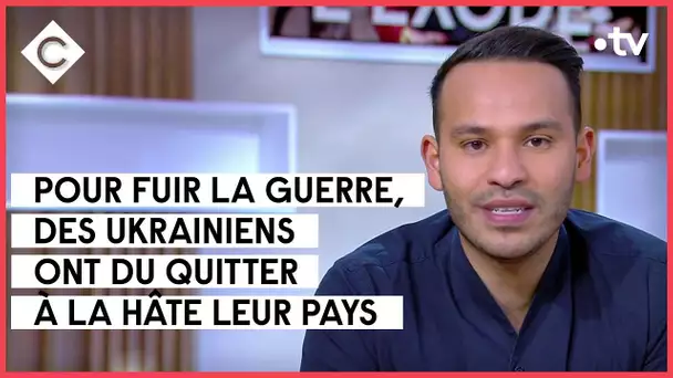 La ville qui accueille les réfugiés ukrainiens - C à Vous - 01/03/2022