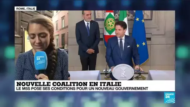 Nouvelle coalition en Italie : le Mouvement 5 Etoiles pose des conditions pour un nouveau gouverneme