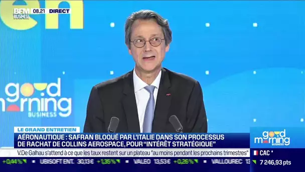 Olivier Andriès (Safran) : Safran bloqué dans son processus de rachat de Collins Aerospace