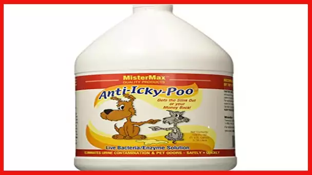 Mister Max Unscented Anti Icky Poo Odor Remover, Gallon Size