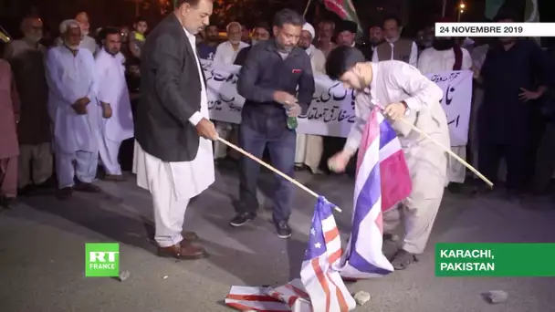 Pakistan : des manifestants brûlent le drapeau norvégien en réaction à l'«autodafé» d'un Coran