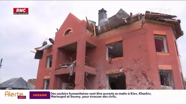 Guerre en Ukraine : à Kyiv, des quartiers résidentiels visés par des bombardements
