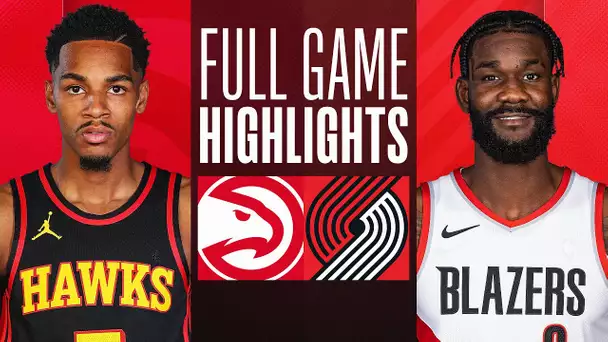 HAWKS at TRAIL BLAZERS | FULL GAME HIGHLIGHTS | March 13, 2024
