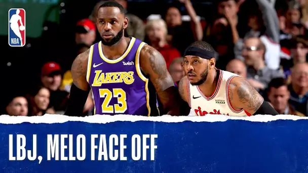 Melo & LeBron Face Off In Year 17!
