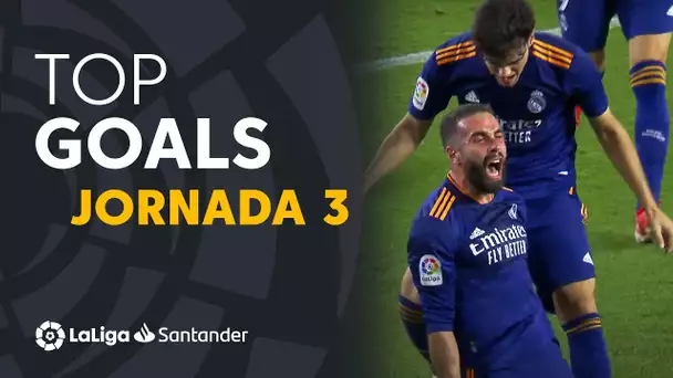 Todos los goles de la Jornada 3 de LaLiga Santander 2021/2022