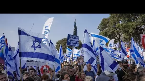 Réforme du système judiciaire en Israël : la mobilisation ne faiblit pas