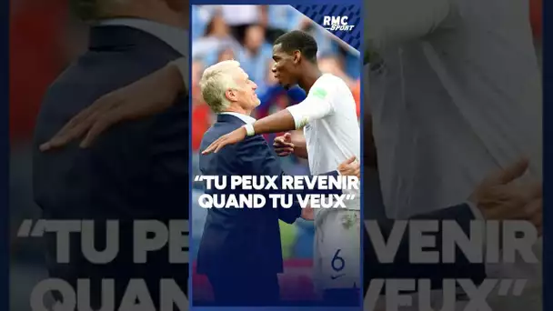 🇫🇷👀 Le petit appel du pied blagueur de #pogba à #deschamps