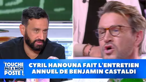 Cyril Hanouna fait l'entretien annuel de Benjamin Castaldi