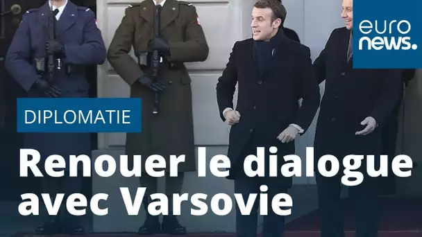 Emmanuel Macron en visite en Pologne pour apaiser les tensions