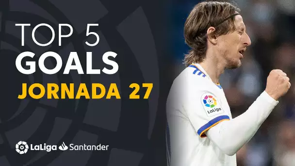 LaLiga TOP 5 Goles Jornada 27 LaLiga Santander 2021/2022